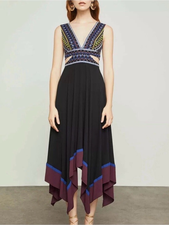 BCBGMaxAzria Dresses & Skirts - BCBGMAXAZRIA Cut Out Asymmetrical Dress